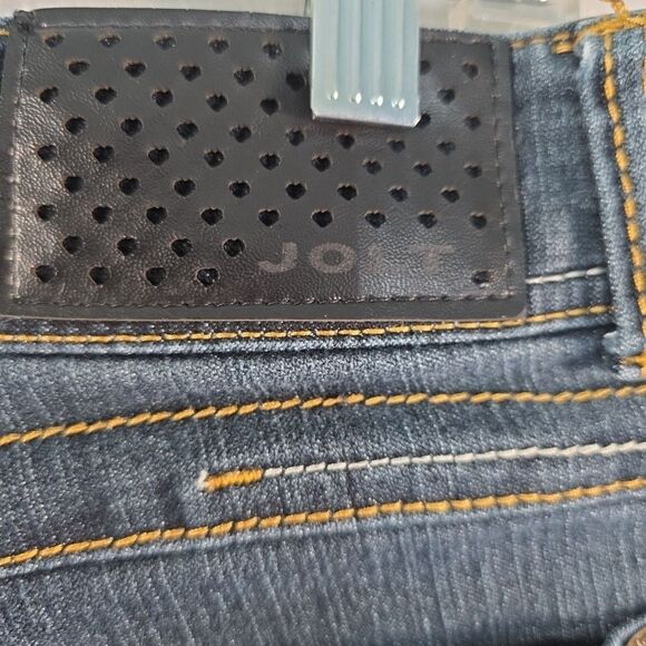 Jolt Low Rise skinny  Jeans Vintage Y2K 90s Size 7 Blue Dark Wash Pockets - Picture 6 of 11